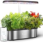 LETPOT LPH-SE Hydroponics Growing System, 12 Pods Smart Herb Garden Kit Indoor, Indoor Garden, APP & WiFi Controlled, with 24