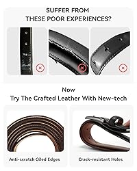 CHAOREN Mens Belts Leather for Gift Men - 1