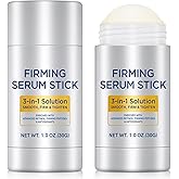 Retinol Firming Serum Stick, 2 PACK 3-in-1 Advanced Skincare for Face, Neck &amp; Jaw - Smooths, Firms, Tightens, Reduces Wrinkles, Anti-Aging Stick for All Skin Types 30g