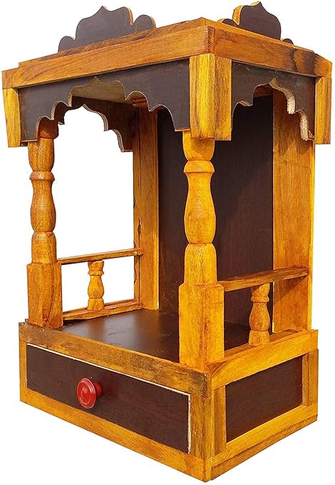 Amazon Com Makan Mandir De Madera Para Habitacion De Pooja