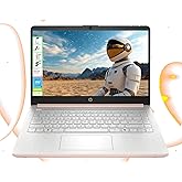 HP Laptop with Microsoft Office and 1TB Cloud Storage (1-Year) | 14 inch HD Computer | 8GB RAM | 128GB UFS | Intel 4-Core CPU(Beat i3-10110U)| Windows 11 Home in S Mode| LE Bundle