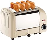 Dualit Classic 4 Slice Toaster Vario Cream ProHeat Elements UK Hand Built view 1