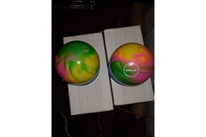 5 Pin Bowling Balls Starline Green Yellow Pink