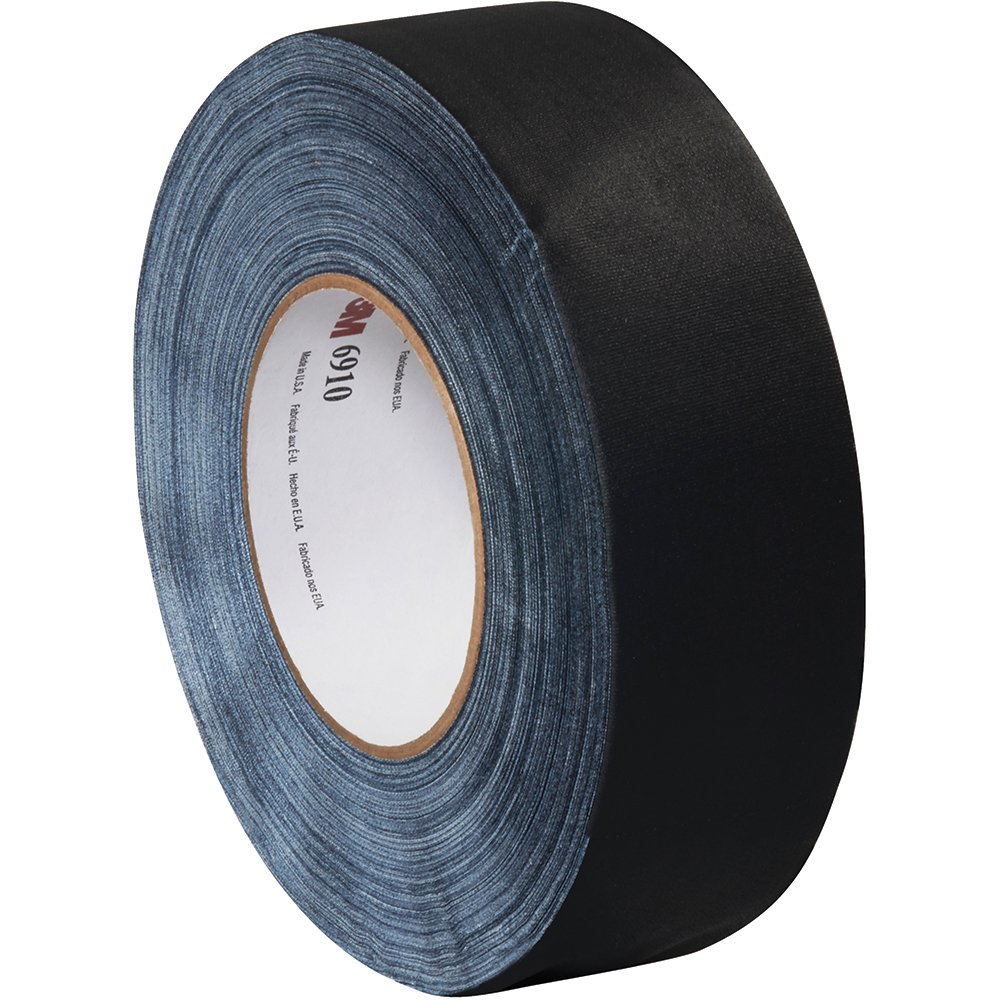 3M T9876910B3PK Gaffers Tape, 2" x 60 yd, Black (Pack of 3)