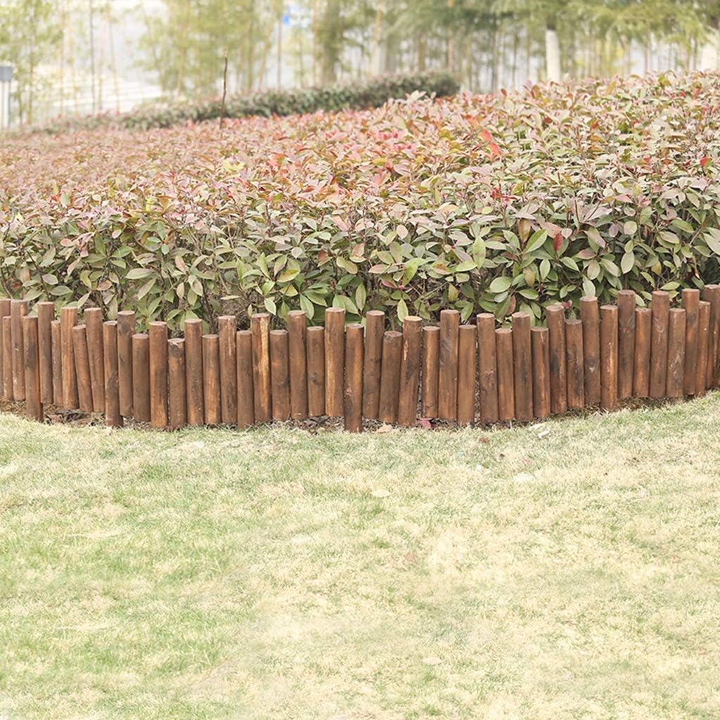 LXFYMX Vallas para Jardin Césped de Madera Efecto jardín Borde ...