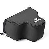 MegaGear Neoprene Camera Case for Sony Alpha a7C Mark II (28-60mm) - Stylish and Protective Digital Photography Bag - Black