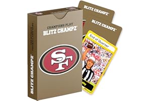 Blitz Champz San Francisco 49ers – Official NFL Playing Cards & San Francisco 49ers Gifts for Men & Women, Fun Travel Card Games for Adults & Kids 7+, Camping Games for Friends & Family Game Night