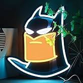 OIZEGO Bat Neon Signs for Wall Decor Neon Lights for Bedroom Led Business Signs Suitable for Man Cave Bar Pub Restaurant Christmas Gift Art