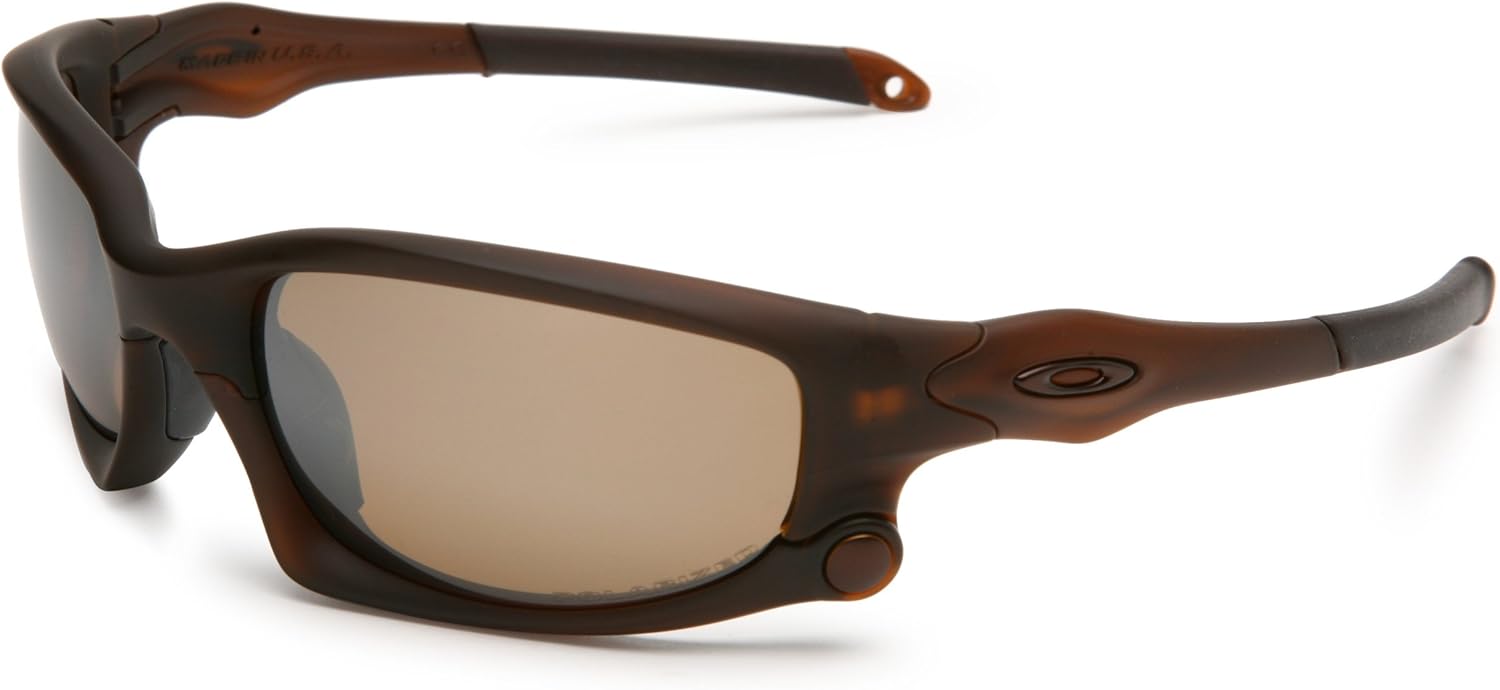Oakley Split Jacket matte rootbeer/tungsten iridium, VR50 array Amazon