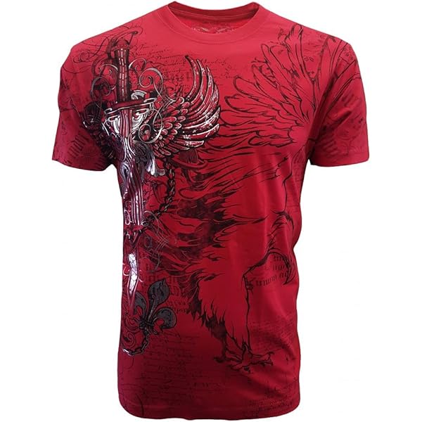 洋楽 KONFLIC WORLD Amazon.com: Konflic Mens MMA Style All-Over Graphic Crew