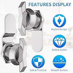 BEBOBLY 5/8 Inch Thumb Operated Offset Cam