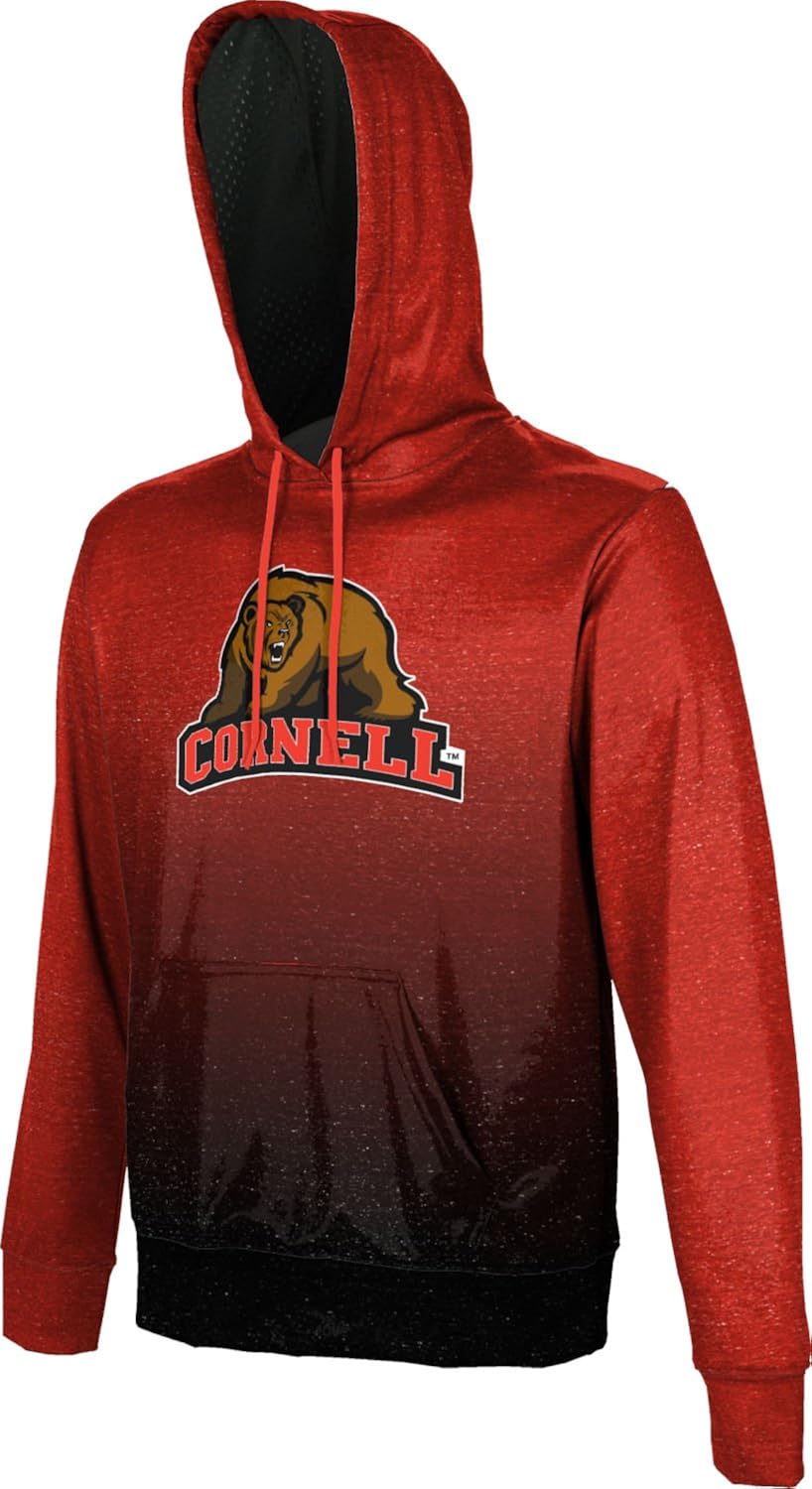 Grunge ProSphere Cornell University Mens Fullzip Hoodie Active Hoodies