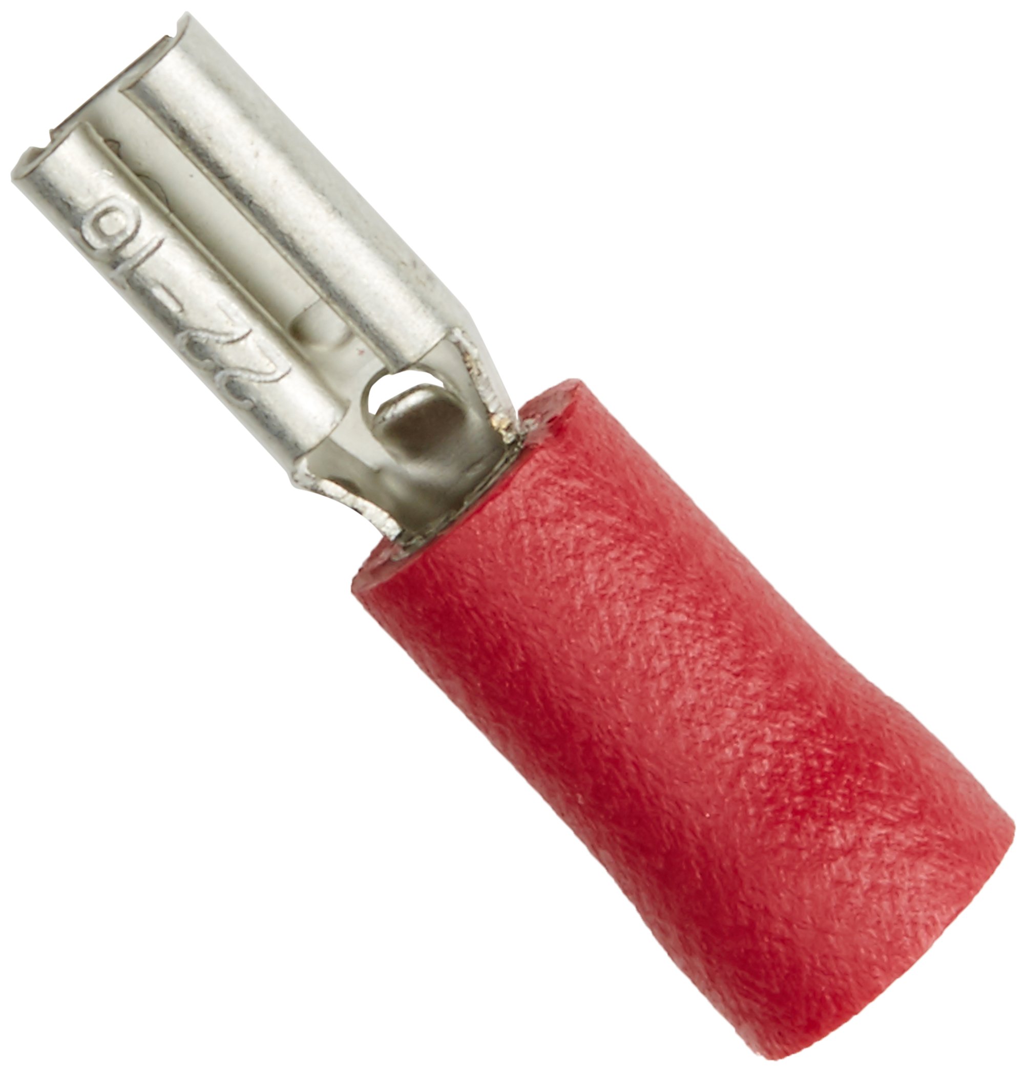 Tecniks 5080 2.8 mm Spade Terminals - Red (Pack of 50)