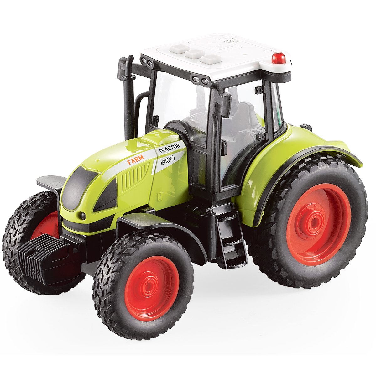 Fistone 1:16 Truck Inertia Farm Tractor Modern Farm Machinery Car Toy Simulation Farmer Tractor with Light and Music