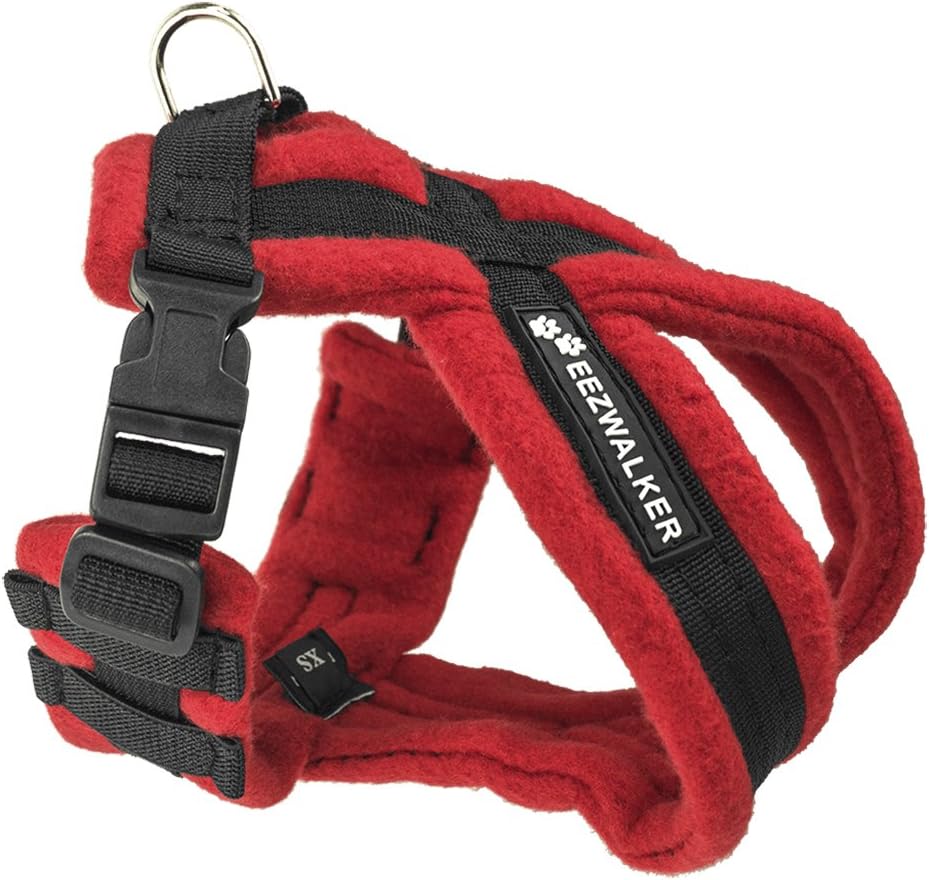 fleece dog harness