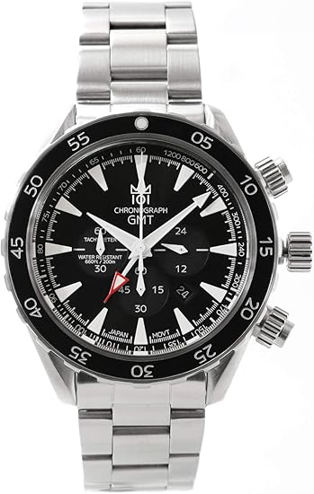 Amazon Hyakuichi 101 ヒャクイチ 腕時計 Gmt ダイバーズウォッチ 気圧防水 クロノグラフ メンズ スモールセコンド ブラック メンズ腕時計 腕時計 通販 Amazon Hyakuichi 101 ヒャクイチ 腕時計 Gmt ダイバーズウォッチ 気圧防水 クロノグラフ メンズ スモールセコンド ブラック メンズ腕時計 腕時計 通販