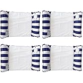 Inflatable Pool Float for Adults - Thick PVC Pool Floaties with Mesh, Lightweight & Portable Design for Vacation, Travel, Bea