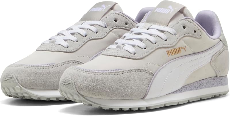 ST Miler Rose Damen-Sneaker, cool, hellgrau, weiß-lila, Crush, 6 UK