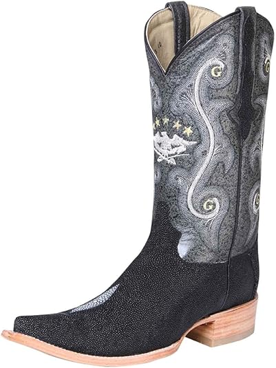 botas de piel de mantarraya macho