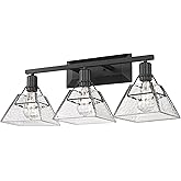 Golden Lighting Kepler 3-Light Vanity in Matte Black