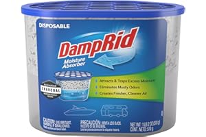 DampRid Поглотитель влаги с активированным углем для лодок и жилых автофургонов, 18 унций, без запаха