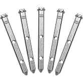 900-21355-XCP5 Zinc Die Cast Window Pivot Bar 85 Series 3-3/16", 5 Pack | Window Pivot Bar Replacement Parts, Tilt Sash Pivot Bar for Single and Double Hung Window Parts