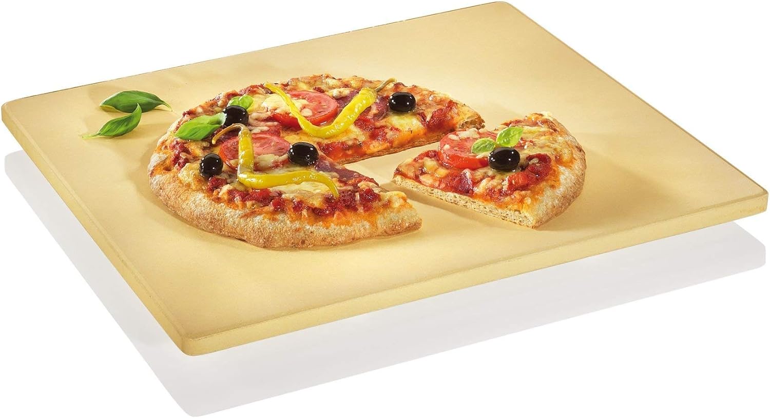 Küchenprofi Pizzastein 40 x 35,5 cm