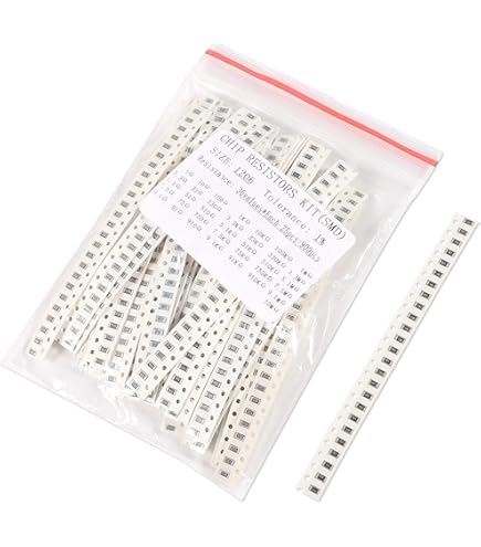 Chanzon Lot de 100 résistances 0603 SMD 7,5 K ohm 7 k5 1/10 W 0,1 W ± 1 % de tolérance à couche épaisse 7,5 KR SMT Résistances à puce certifiées RoHS