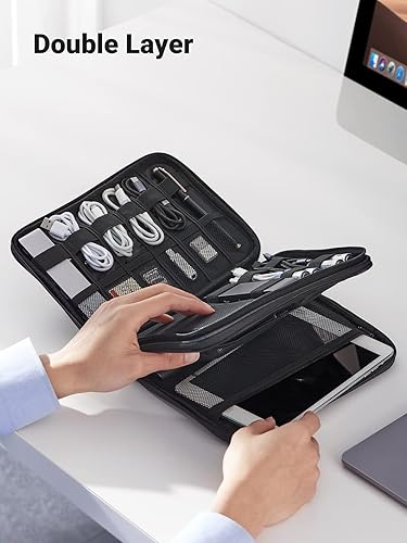 UGREEN Organizer Da Viaggio Per Cavi E Accessori - Borsa Compatta Per IPad, Smartphone, Power Bank E Altri Gadget - Foto 10