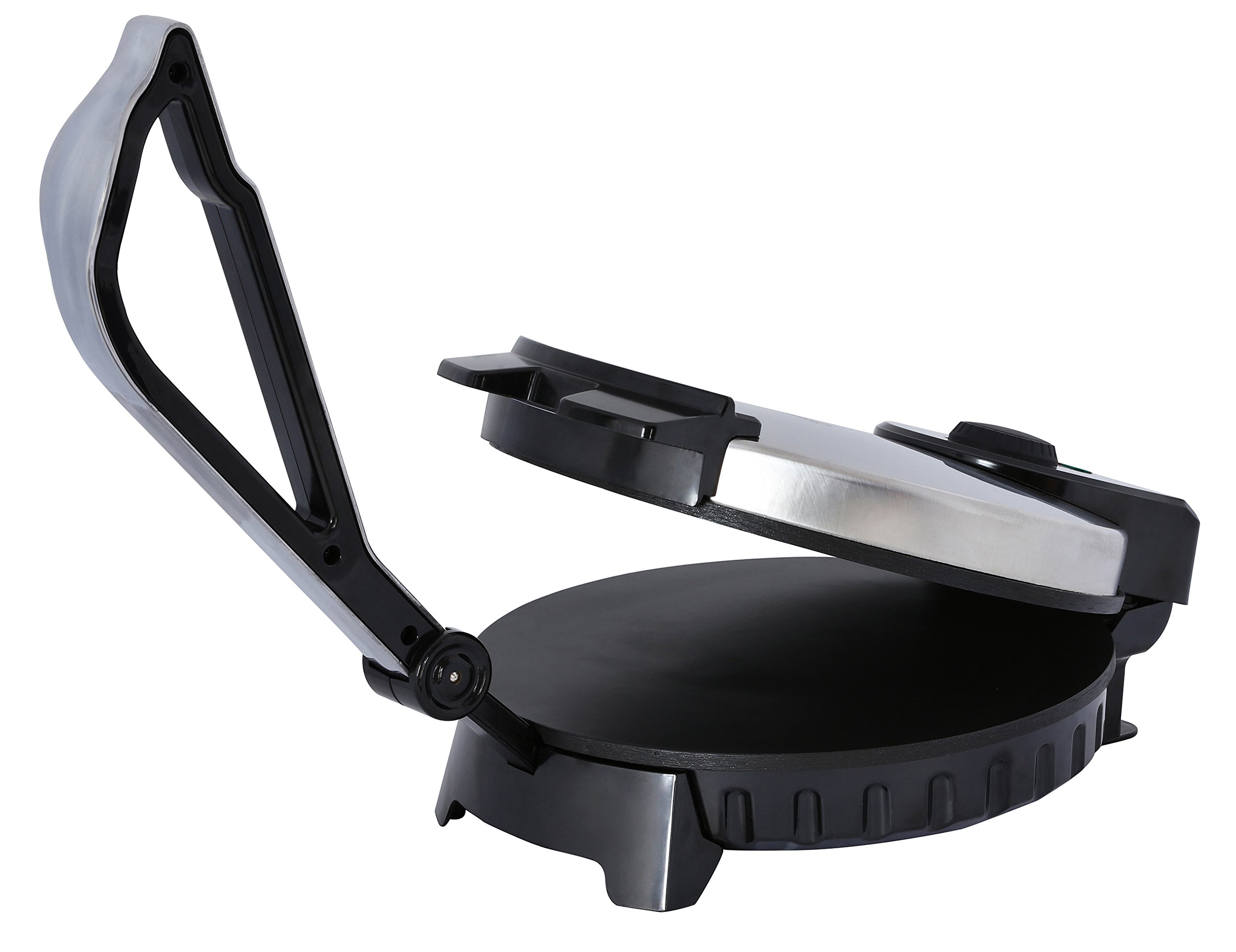 Brentwood TS-128 Stainless Steel Non-Stick Electric Tortilla Maker, 10-Inch