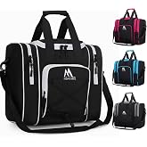 Hsmihair Bowling Ball Bag for Single Ball, Bowling Tote with Padded Holder,Fits Shoes up to Men&rsquo;s Size 14, Carry Bag for Bowling Accessories