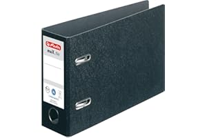 Herlitz maX.File 5175807 Folder A5 Height 7.5 cm with Self-Adhesive Spine Label Hard Cardboard Landscape