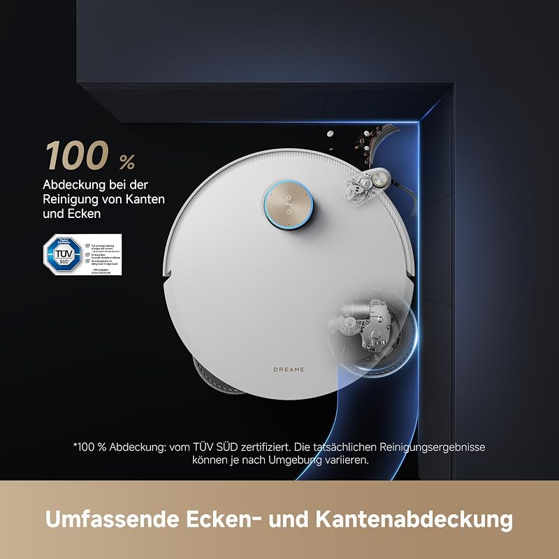 L50 Pro Ultra Saugroboter mit 8,95 cm Höhe, DuoBrush, 19.500 Pa