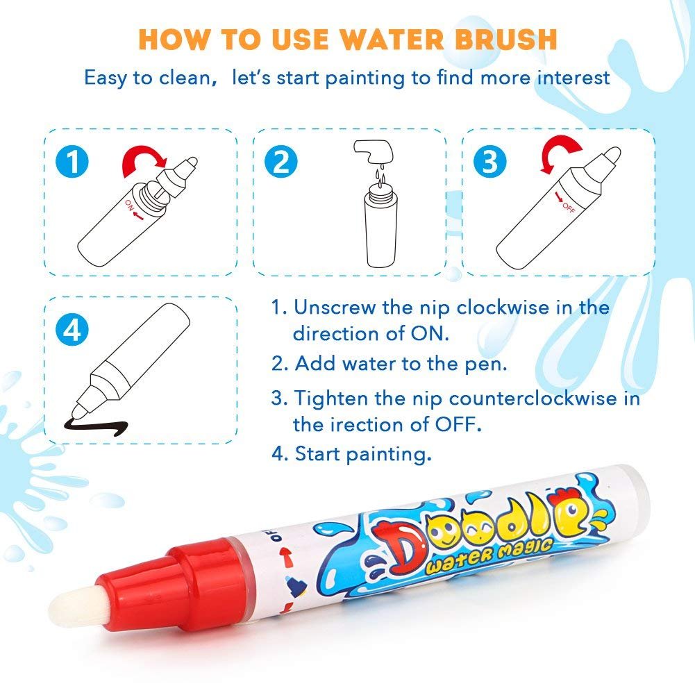 Toyk AquaDoodle Drawing Mat Kids Painting Writing Doodle Board Toy