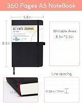 ISLAND A5 Lined Notebook 360 Pages 100gsm Lemon Hardcover view 4