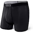 SAXX Underwear Co. Men's Quest Quick Dry Mesh Boxer Brief Fly With Built-In Pouch Support, Core