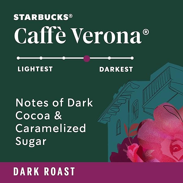 STARBUCKS CAFFE VERONA WHOLE BEAN COFFEE,12 OUNCE (PACK OF 3)