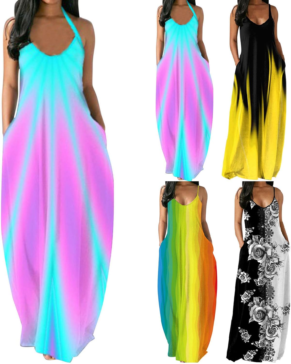 Sommerkleid Damen Mit Taschen - Leicht & Luftig Für Strand Und Alltag