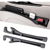 MTABCTY Car Seat Gap Filler Organizer 2 PCS Black Universal Seat Gap Plug Blocker Anti-Drop Console Catcher Phone Keys Storage for Car Truck SUV Auto Accessories Style2