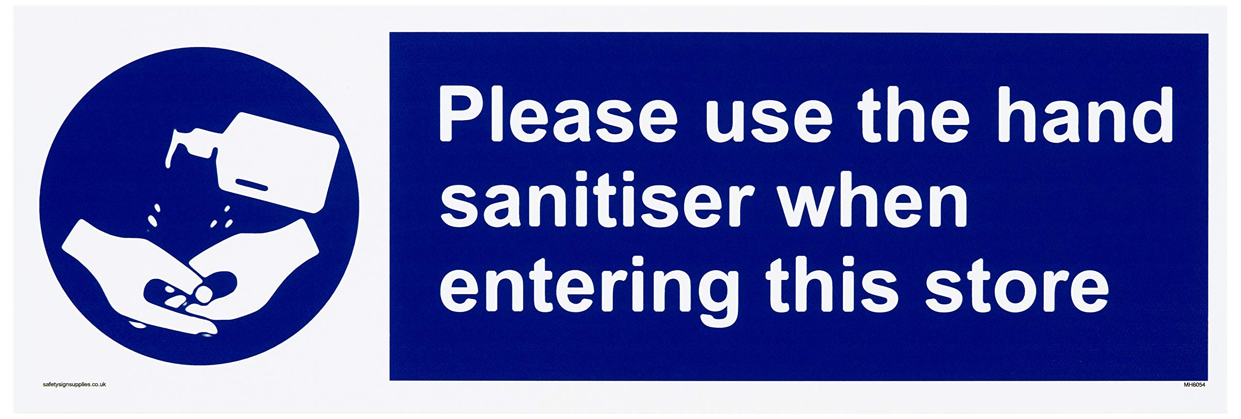 Please use the hand sanitizer