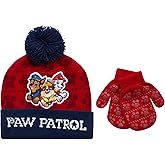 Nickelodeon Paw Patrol Boys Winter Hat and Mitten or Glove Set (Age 2-7)