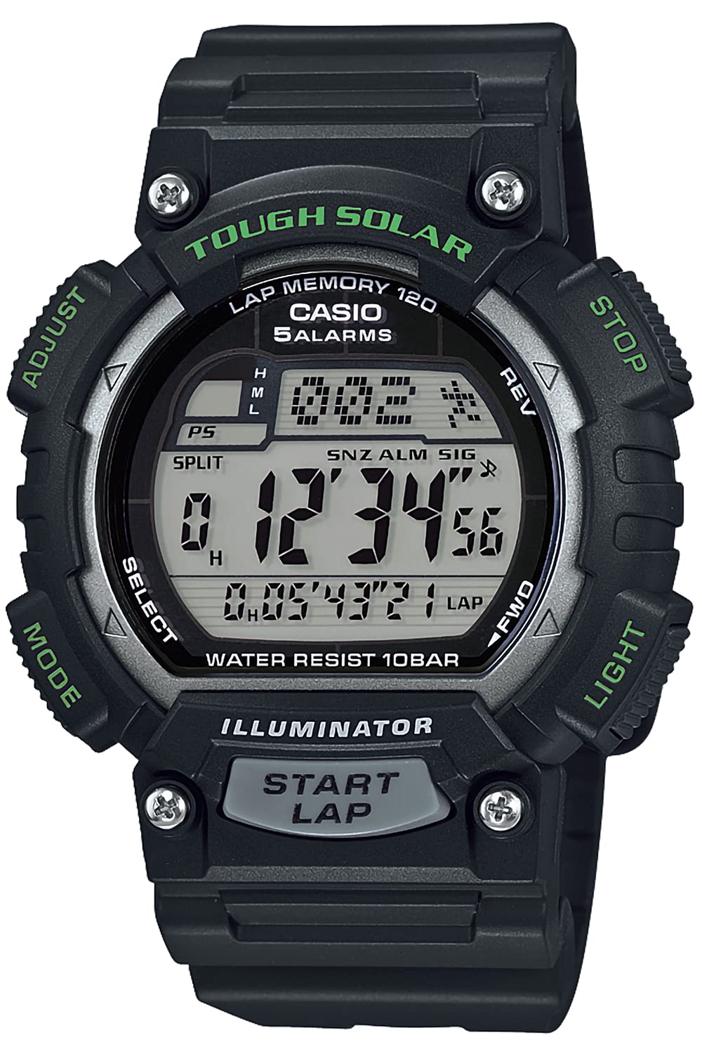 Casio STL-S100 Watch, Casio Collection, Black, Newest model