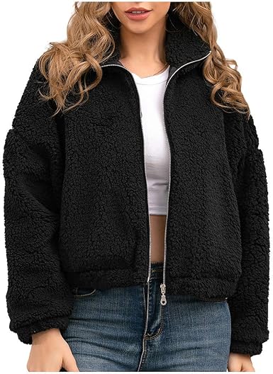 short fleece jacket