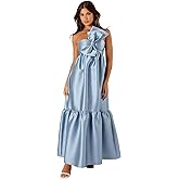 Petal & Pup Womens Betina Bow Front Maxi Dress