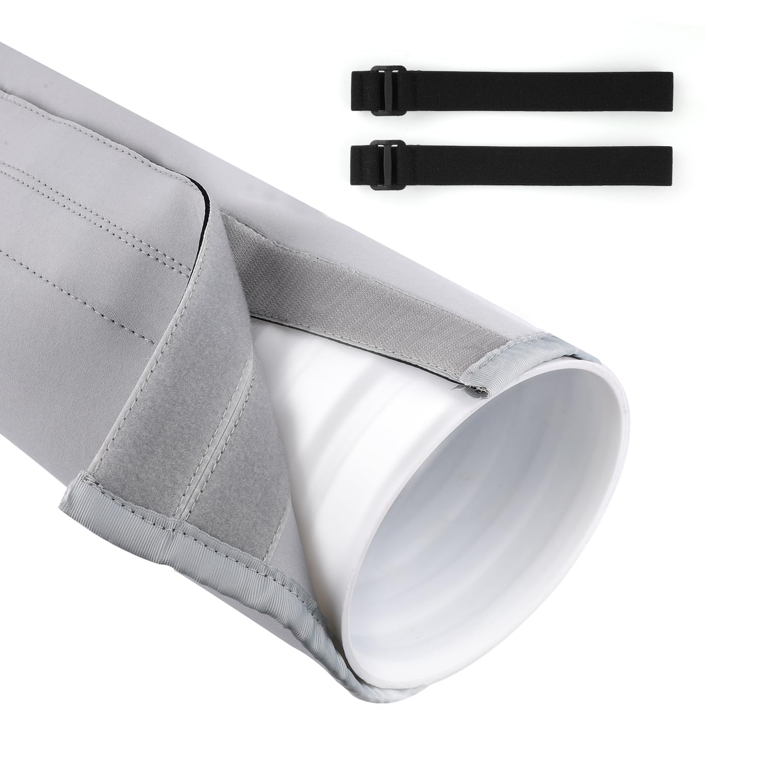 Air Conditioner Hose Cover Wrap, Portable AC Hose Duct Vent Cover Sleeve, Fit Both 5 inch and 5.9 inch Diameter Exhaust Hoses Tube, for Easy Installation