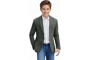 SZZMMER Boys Blazer Lightweight Sport Coat Formal Wedding Kids Jacket for Boy Summer Casual Jacket