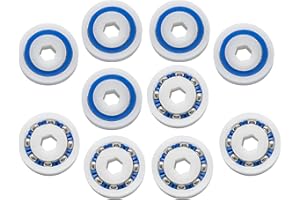 MAKHOON 10 Pack Wheel Ball Bearings 9-100-1108 or 91001108, Replacement for Pressure Pool Cleaners 360 380 and 3900 Sport ATV Model.