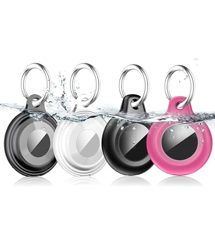 Amazon.com: JETech 4 Pack Waterproof Case for AirTag 2nd/1st