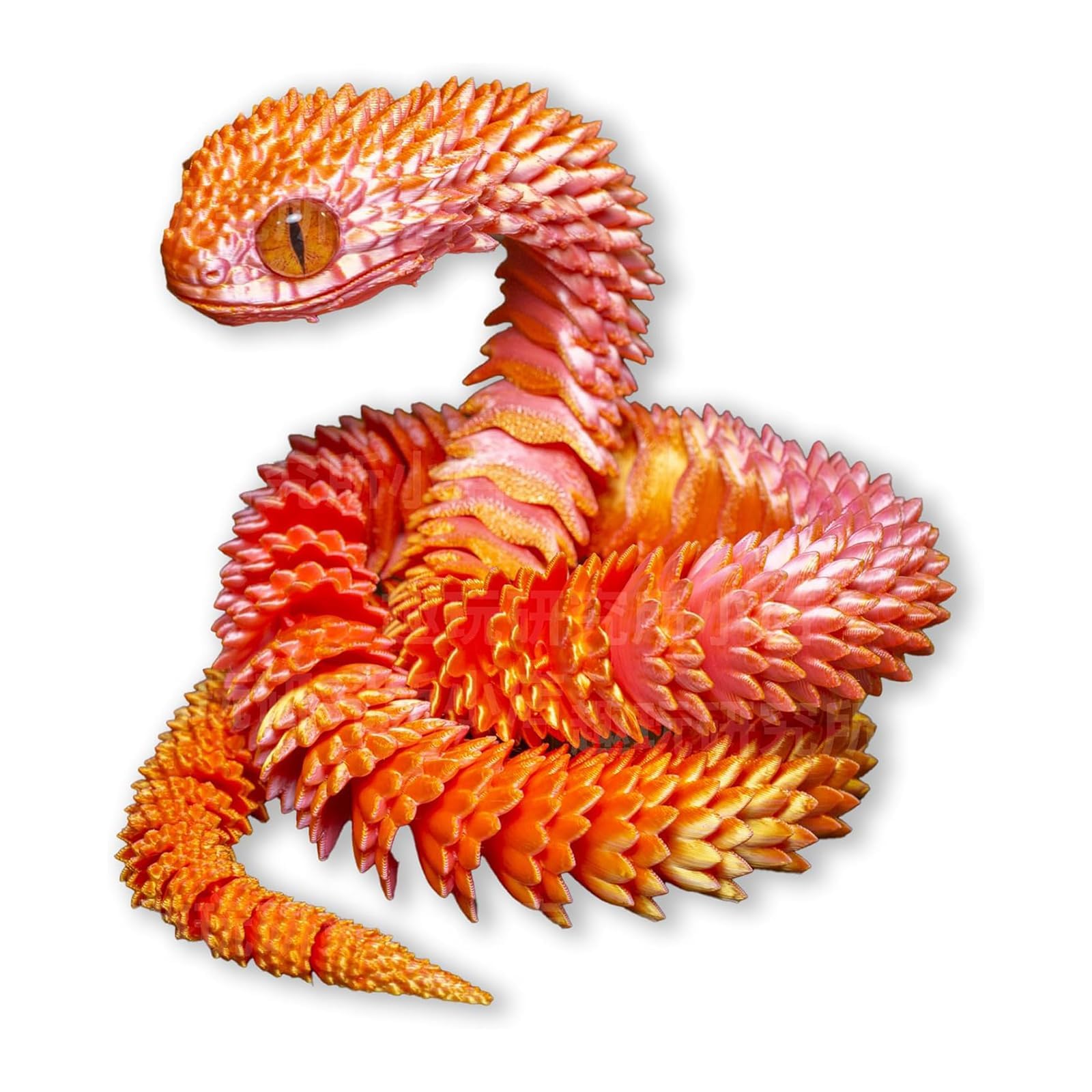 3d Printed Toys, 3d Printed Fidget Toy, 3d Printed Snake Collectable 3d Printed Animals 3d Dragon for Home and Office Decoration