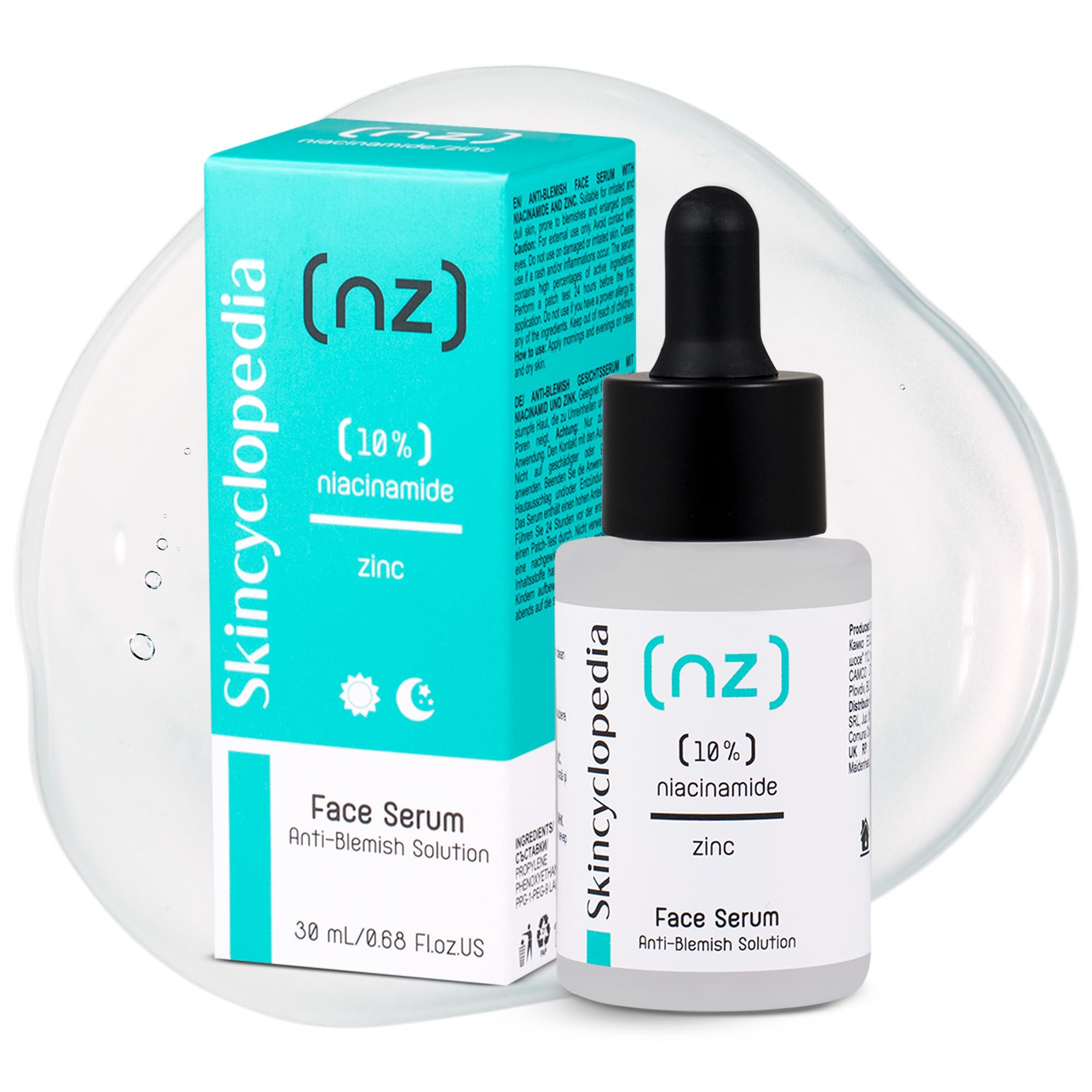 Skincyclopedia 10% Niacinamide Serum - Hyperpigmentation and Acne Scar Treatment - Pore Minimizer for Oily Skin - Suitable for Men and Women, 30ml